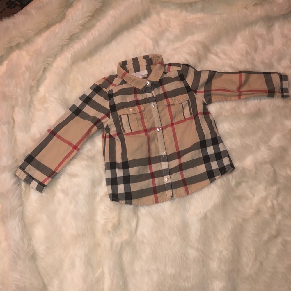 Signature Burberry Check Long Sleeve Shirt